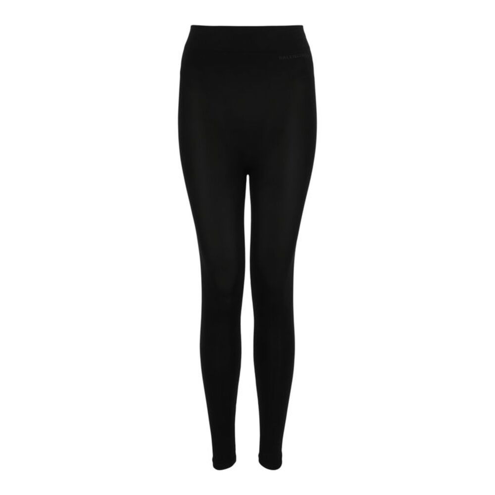 Balenciaga Seamless Tubular Tight Pants Black Womens